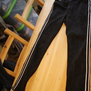 Hot Topic skinny jeans striped black/white